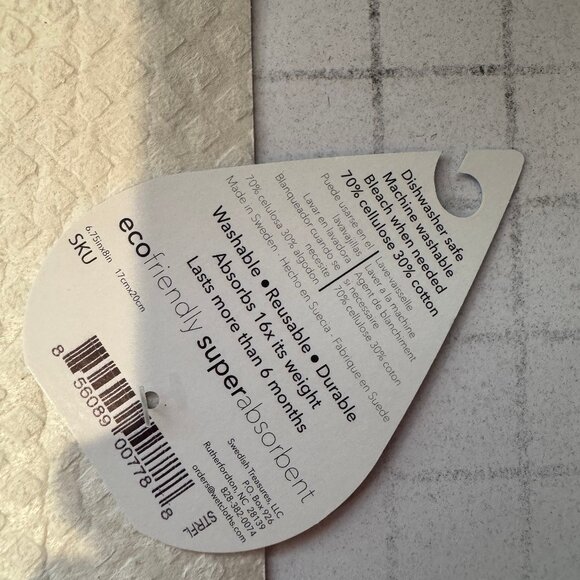 Wet-It! Swedish Treasures Dishcloth & Cleaning Cloth -Set of 2 - Picture 4 of 4